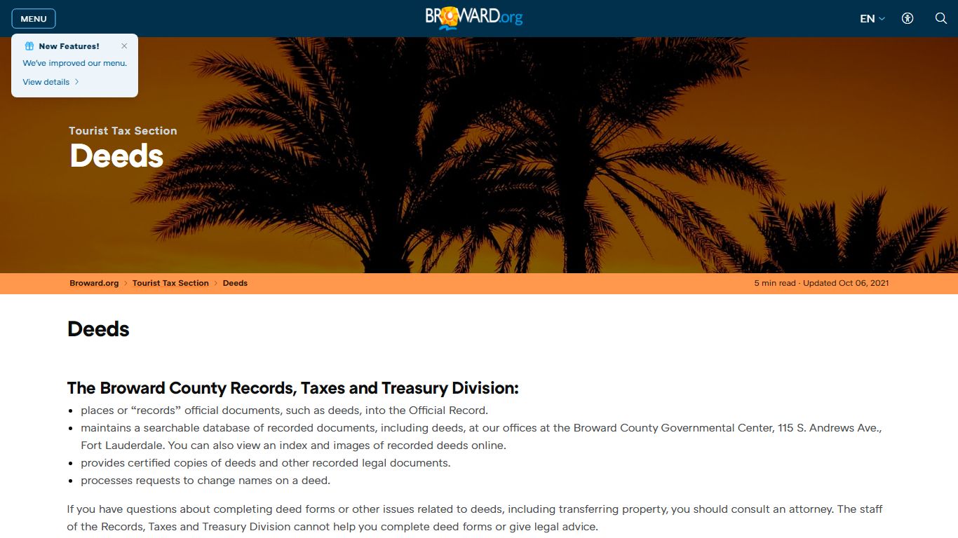 Records Deeds - Broward County, Florida